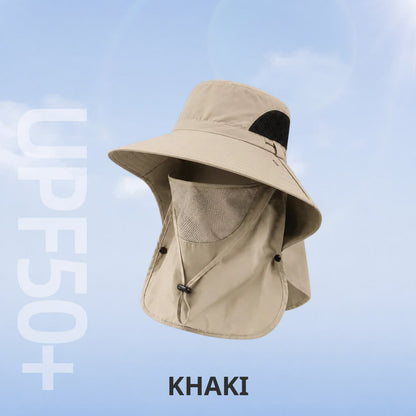 ☀️ SUMMER SALE 50% OFF 🔥 UPF 50+ Sun Protection Hat With Full Face & Neck Coverage