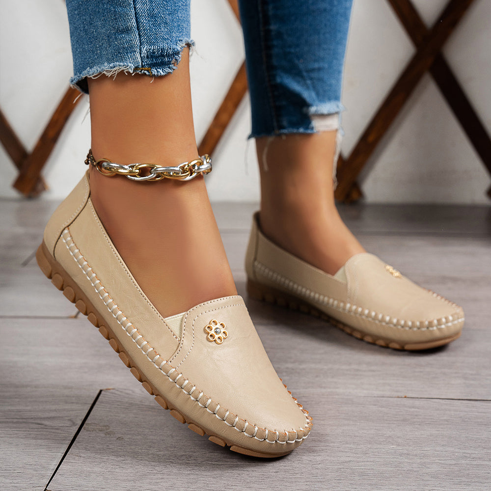 🔥Best Seller-Last Day Sale 60% OFF🔥 Stylish Orthopedic Leather Shoes - All-Day Comfort for Women