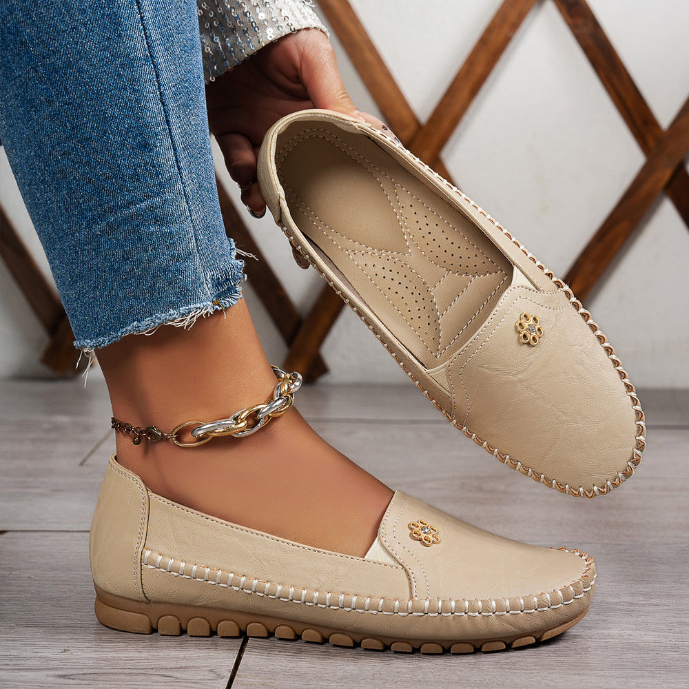 🔥Best Seller-Last Day Sale 60% OFF🔥 Stylish Orthopedic Leather Shoes - All-Day Comfort for Women