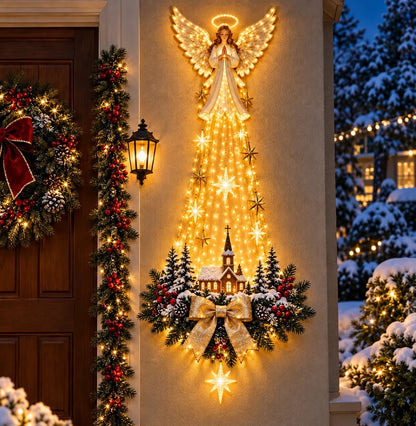 Angel Blessing Wall Light – Starglow Cascading Christmas Decor