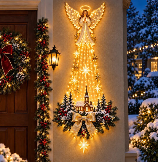 Angel Blessing Wall Light – Starglow Cascading Christmas Decor